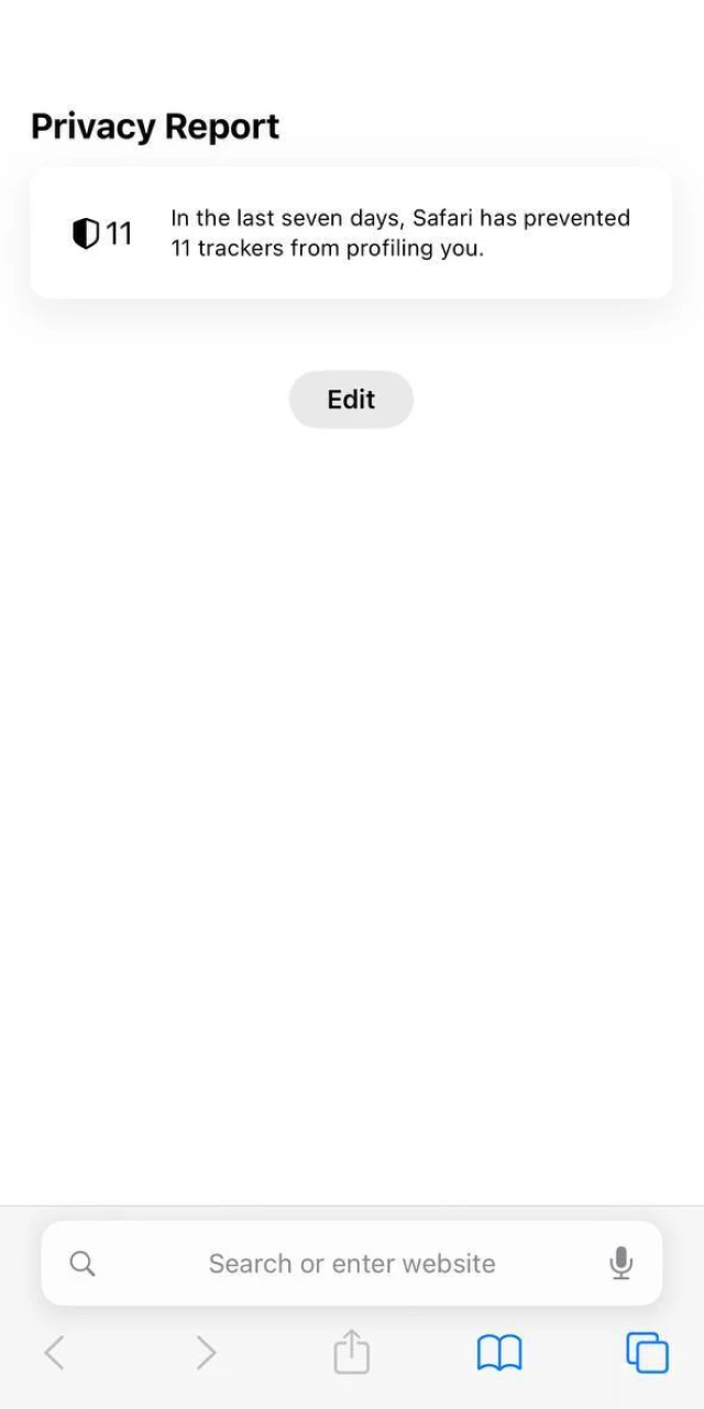 Open Safari browser to download the Bhaggo mobile app for iOS.