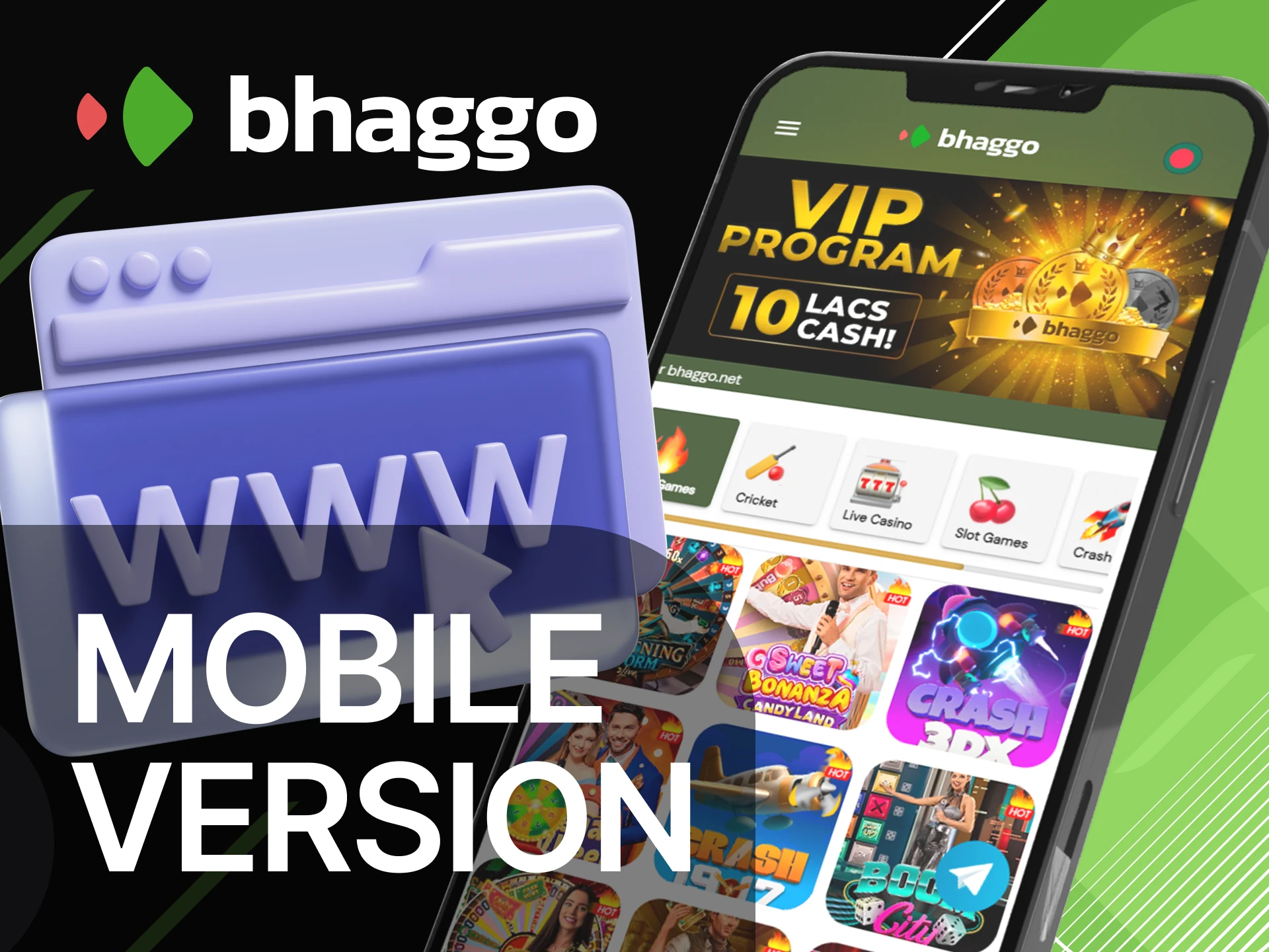 Use the web version of Bhaggo on your phone without the mobile app.