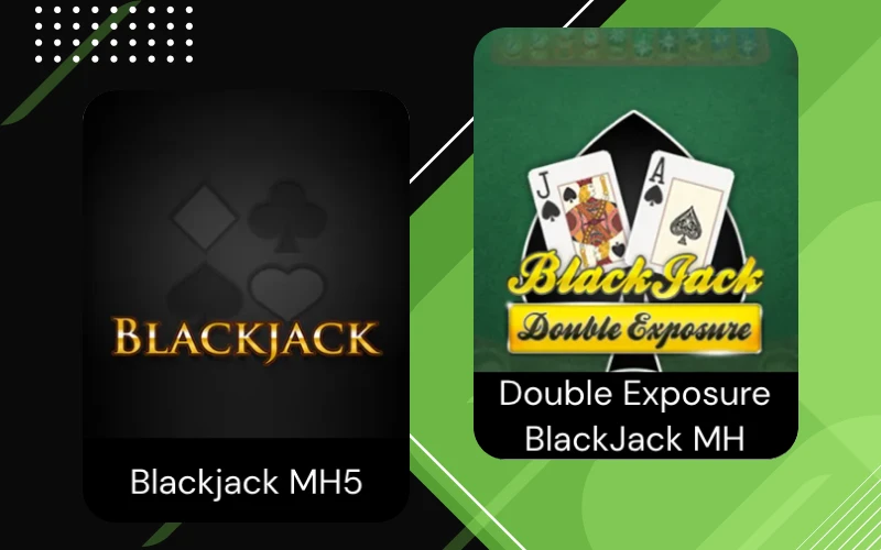 Win in Blackjack games at Bhaggo online casino.