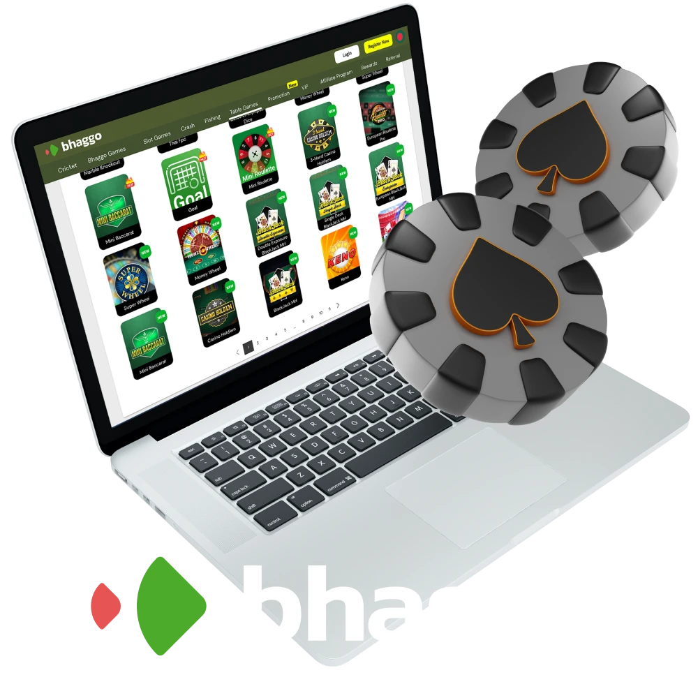 Play Live Casino at Bhaggo Online Casino.